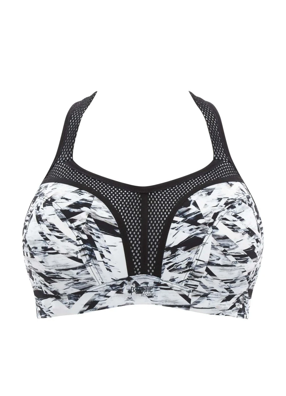 Panache Sport-BH Mit Bügel | Schwarz / Weiß 4 Panache Sport-BH Mit Bügel | Schwarz / Weiß – Bild 2