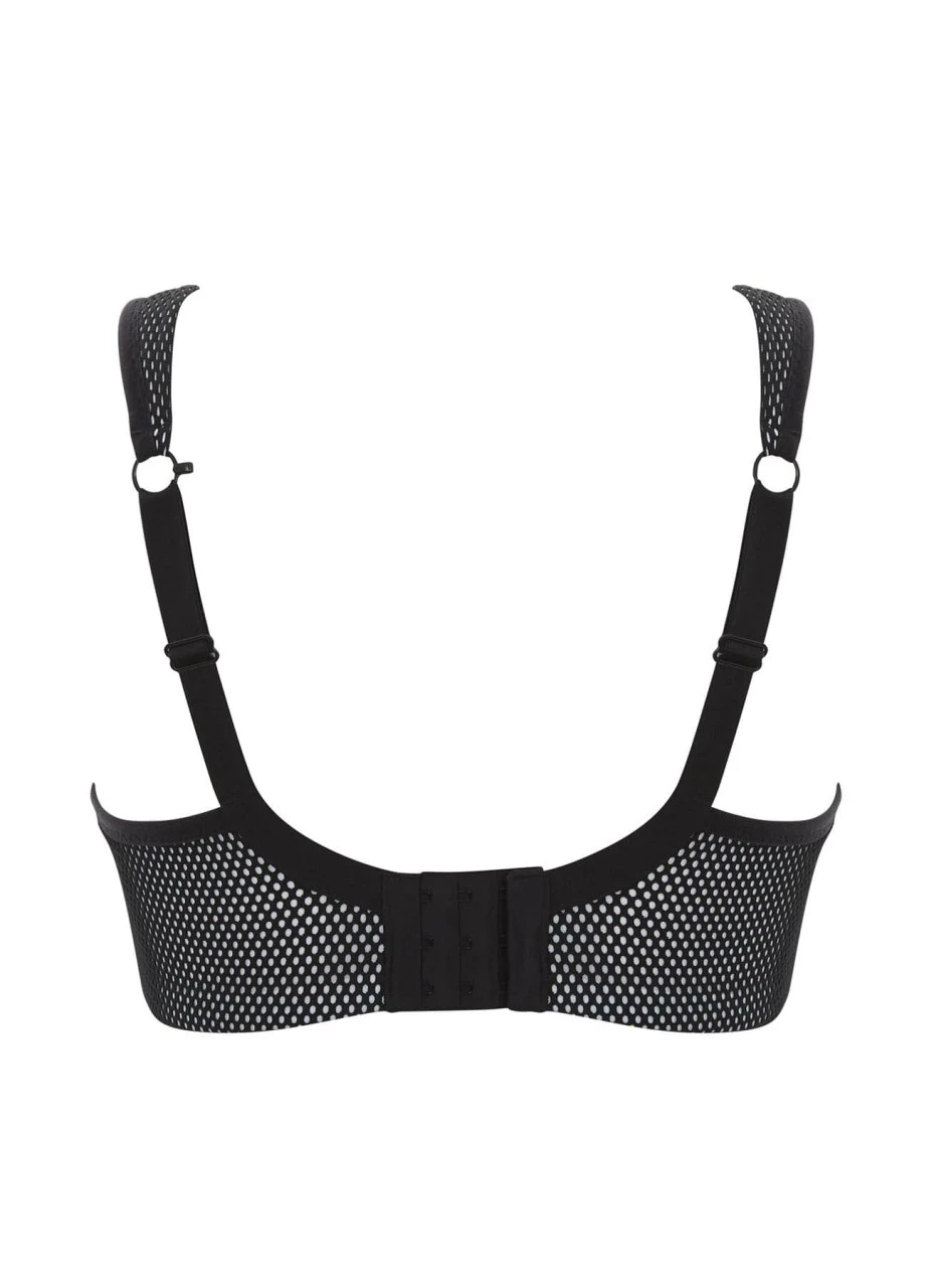 Panache Sport-BH Mit Bügel | Schwarz / Weiß 5 Panache Sport-BH Mit Bügel | Schwarz / Weiß – Bild 3