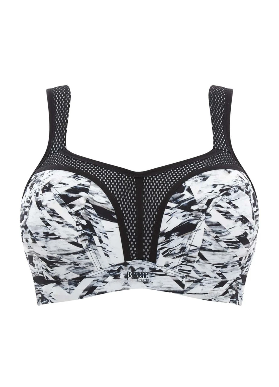 Panache Sport-BH Mit Bügel | Schwarz / Weiß 3 Panache Sport-BH Mit Bügel | Schwarz / Weiß