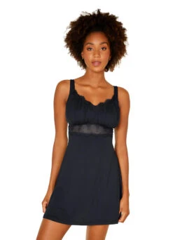Cosabella Modal Nachthemd "Allure Curvy" | Schwarz