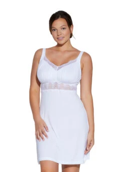 Cosabella Modal Nachthemd "Allure Curvy" | Weiß