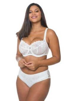 Lace Panty "Anna" | Natur -Outlet COSABELLA Store B gel BH Anna weiss front min 1280x1280
