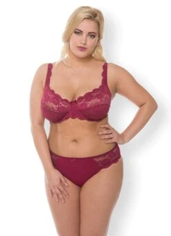 Bügel-BH "Madeleine" | Weinrot -Outlet COSABELLA Store B gel BH Madeleine weinrot front min 1280x1280