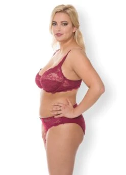 Bügel-BH "Madeleine" | Weinrot -Outlet COSABELLA Store B gel BH Madeleine weinrot side min 1280x1280