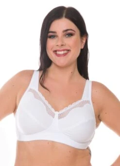 Bestform Bügelloser Baumwoll-BH "Cotton Comfort" | Weiß