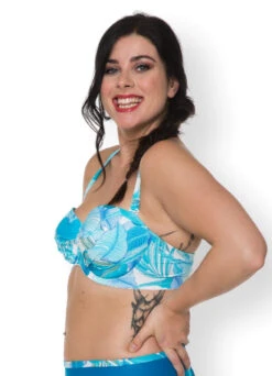 Bandeau Bikinitop "Leaves" | Türkis -Outlet COSABELLA Store BAndeau Bikini Leaves frontside minA0oYa2aNDIvc0 1280x1280