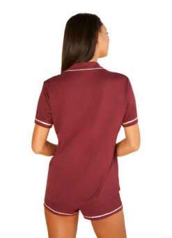 Cosabella Kurzarm Pyjama-Set "Bella" | Vino -Outlet COSABELLA Store Bella Pyjama Vino Cosabella Shop hinten min 1280x1280