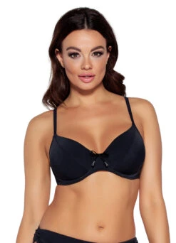 Bikinitop Mit Bügel "Skyla" | Schwarz