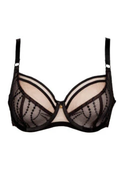 Bügel-BH "Black Pearls" | Schwarz -Outlet COSABELLA Store Black Pearls BH Freisteller vorne min 1280x1280