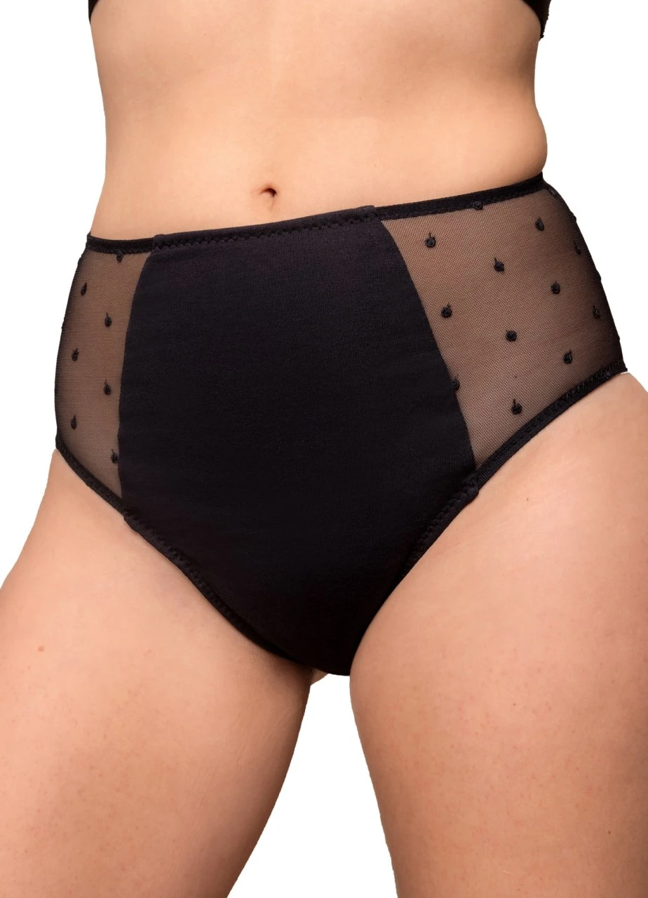 Periodenslip "Dahlia" | Schwarz 4 Periodenslip "Dahlia" | Schwarz – Bild 2