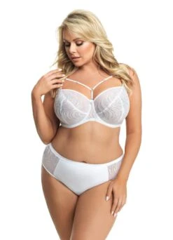 Titelseite -Outlet COSABELLA Store Destiny weiss B gel BH Slip Shop Modell vorne 1280x1280