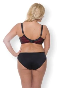 Flexi-Spacer BH "French Can Can" | Schwarz / Rot -Outlet COSABELLA Store Flexi Spacer BH French Can Can schwarz rot back min 1280x1280