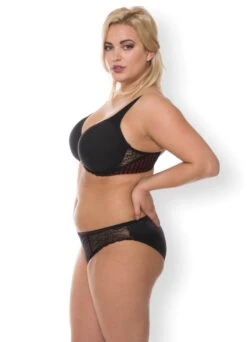 Flexi-Spacer BH "French Can Can" | Schwarz / Rot -Outlet COSABELLA Store Flexi Spacer BH French Can Can schwarz rot side min 1280x1280