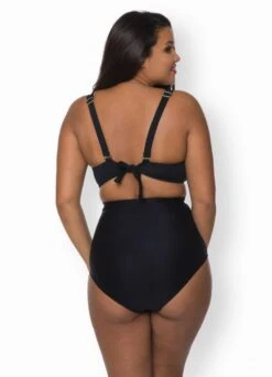 High Waist Bikinipant "Swim" | Schwarz -Outlet COSABELLA Store High Waist Bikini Pant schwarz back min 1280x1280