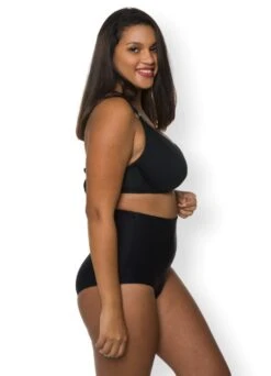 High Waist Bikinipant "Swim" | Schwarz -Outlet COSABELLA Store High Waist Bikini Pant schwarz side min 1280x1280