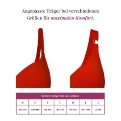 Bikinitop Mit Bügeln "Swim Support" | Rot -Outlet COSABELLA Store Info min 1280x1280