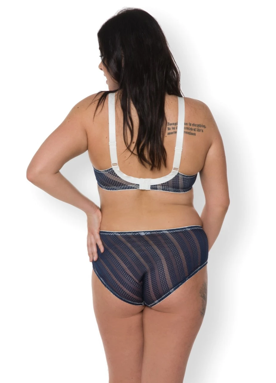 Bügel-BH "Lola" | Ecru / Marine 6 Bügel-BH "Lola" | Ecru / Marine – Bild 4