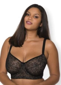 Longline Bügel-BH "Claire" | Schwarz 11 Longline Bügel-BH "Claire" | Schwarz -Outlet COSABELLA Store Long Line BH schwarz nude front top min 1280x1280