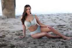 Bikini Top Mit Softschalen "Marisol" | Türkis / Gold