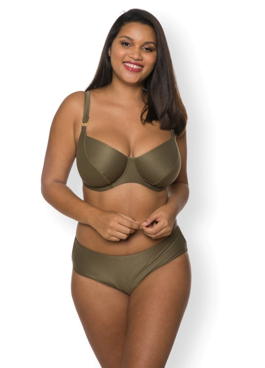 Minimizer Bikinitop Mit Bügeln "Swim" | Oliv 3 Minimizer Bikinitop Mit Bügeln "Swim" | Oliv