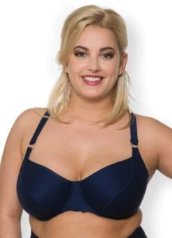 Minimizer Bikinitop Mit Bügeln "Swim" | Marine 15 Minimizer Bikinitop Mit Bügeln "Swim" | Marine -Outlet COSABELLA Store Miracle Minimizer Bikini Top navy front top min 1280x1280