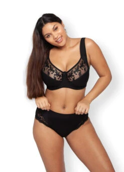 Bügel BH Mit Komfortträger "Aileen" | Schwarz