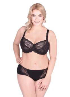 Bügel-BH "Angelina" | Schwarz -Outlet COSABELLA Store Miracle Woman Angelina B gel BH top and bottom 1280x1280