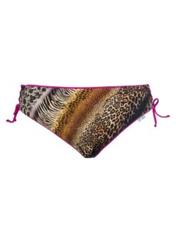 Bikini Slip "Azuka" | Animalprint / Pink