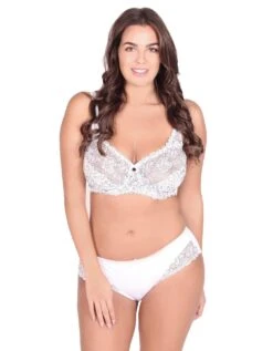 Bügel-BH Aus Spitze "Florence" | Weiß -Outlet COSABELLA Store Miracle Woman B gel BH Florence weiss top and bottom 1280x1280