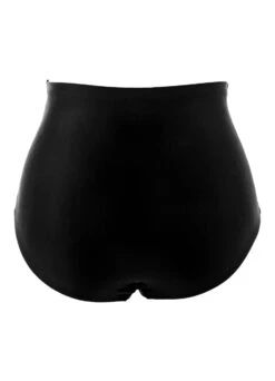 High Waist Bikinipant "Swim" | Schwarz -Outlet COSABELLA Store Miracle Woman Hight Waist pant swim black back min 1280x1280