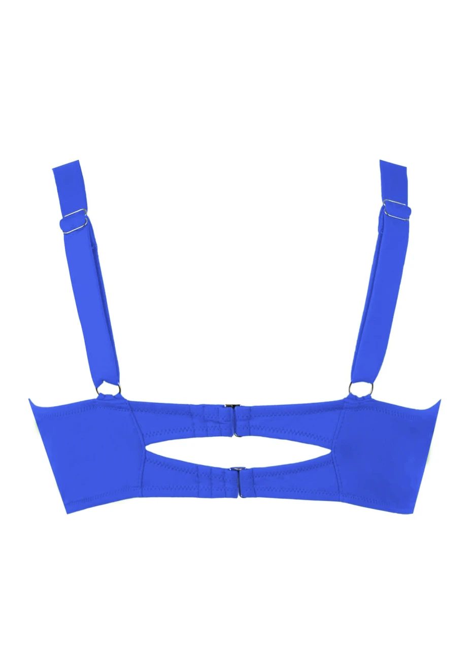 Bikini Top Mit Softschalen "Indian Feathers" | Blau / Mehrfarbig 5 Bikini Top Mit Softschalen "Indian Feathers" | Blau / Mehrfarbig – Bild 3