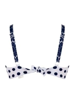 Bikini Top "Barbados Karina" | Weiß / Blau -Outlet COSABELLA Store Miracle Woman Karina top back min 1280x1280