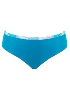 Bikinislip "Swim Leaves" | Türkis/multicolor