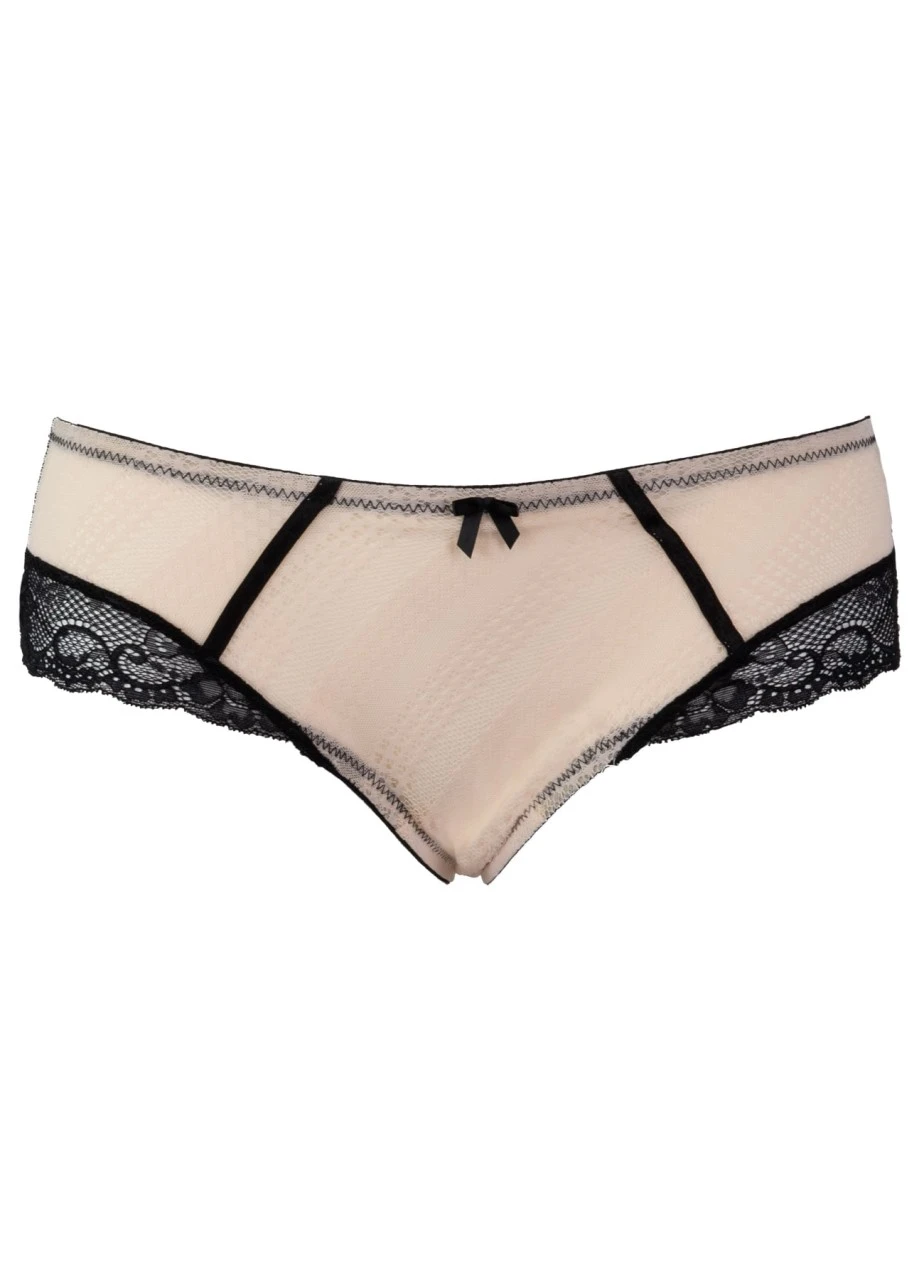 Hüftslip "Lola" | Nude / Schwarz 3 Hüftslip "Lola" | Nude / Schwarz