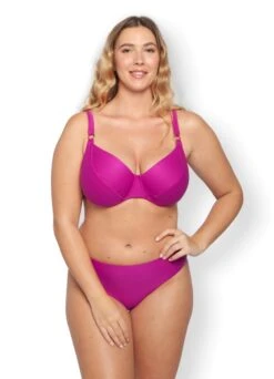 Minimizer Bikinitop Mit Bügeln "Swim" | Pink -Outlet COSABELLA Store Miracle Woman Minimizer Bikini pink back front min 1280x1280