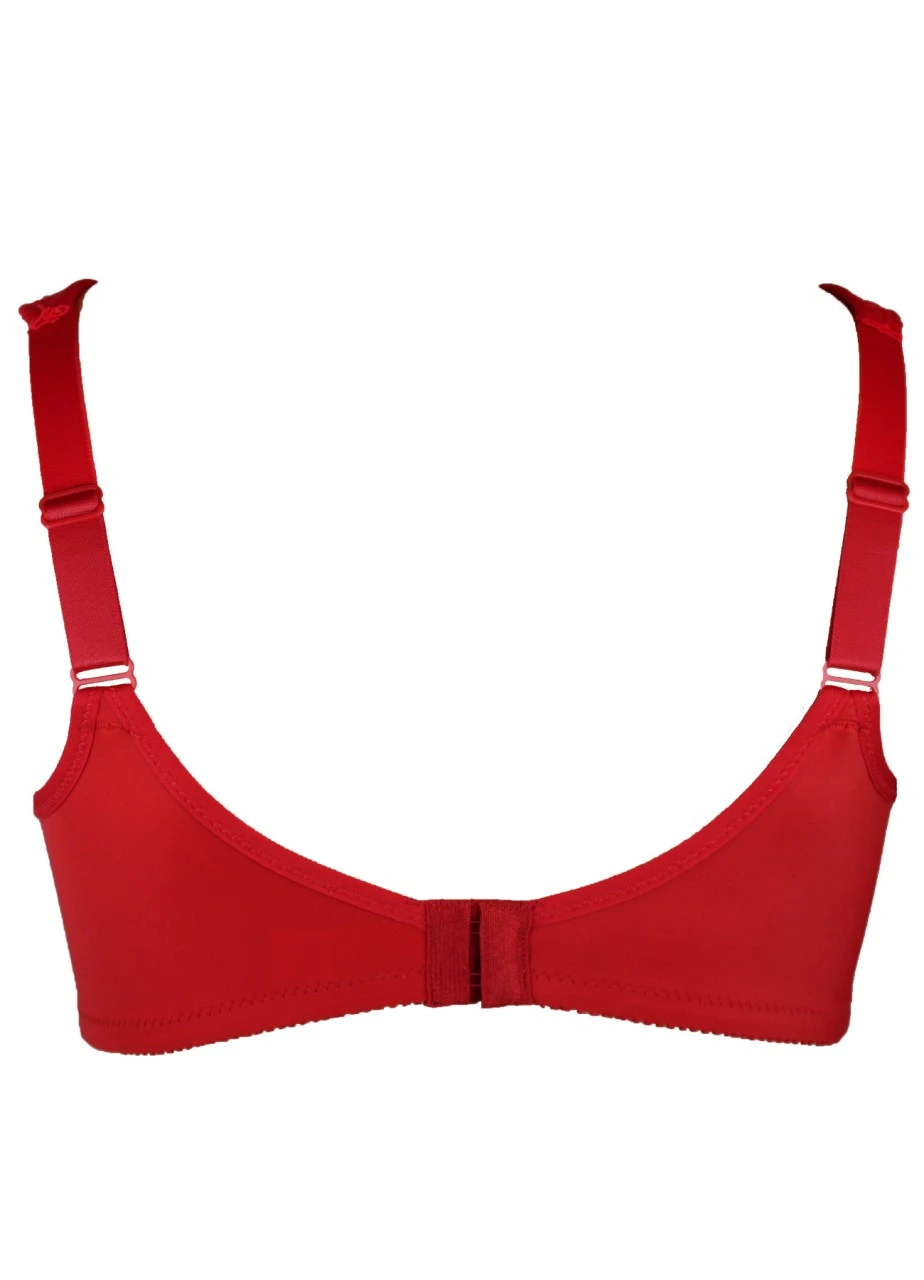 Gemoldeter BH Mit Bügel "Miracle Minimizer" | Rot 5 Gemoldeter BH Mit Bügel "Miracle Minimizer" | Rot – Bild 3