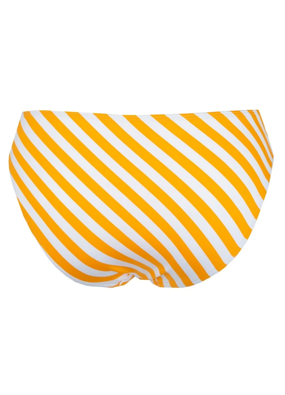 Bikini Slip "Sunny Stripes" | Orange-white 4 Bikini Slip "Sunny Stripes" | Orange-white – Bild 2