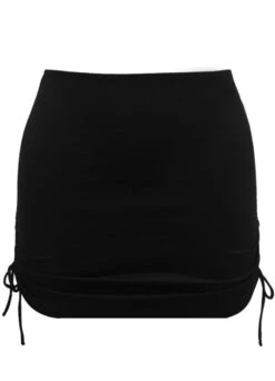 Bikini Skirt "Swim" | Schwarz -Outlet COSABELLA Store Miracle Woman Swim Skirt cut out black front min 1280x1280