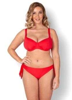 Bikinitop Mit Bügeln "Swim Support" | Rot -Outlet COSABELLA Store Miracle Woman Swim Tanga rot front min 1280x1280