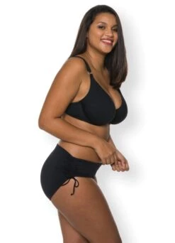 Bikinipant "Swim" | Schwarz -Outlet COSABELLA Store Miracle Woman Bikini Pant mit Schn rung schwarz side min 1280x1280