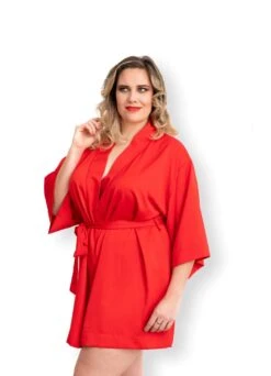Kimono "Satin" | Rot -Outlet COSABELLA Store MiracleWoman Kimono side 1280x1280