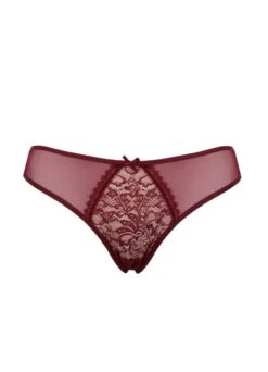 Brazilian Slip "Crystal" | Bordeaux