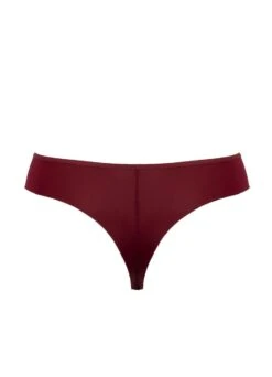 Brazilian Slip "Crystal" | Bordeaux -Outlet COSABELLA Store Miracle Woman Ava Crystal Brazilian bordeaux back 1280x1280