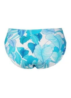 Bikini Slip "Leaves" | Türkis -Outlet COSABELLA Store Miracle Woman Leaves Mini back 1280x1280