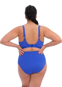 ELOMI Bikini-Slip Hoch "Saphir" | Blau -Outlet COSABELLA Store Saphir Bikini Shopbild hinten min 1280x1280