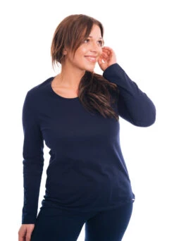 Titelseite 41 Shirt Langarm Rundhals "Mix & Match" | Marine