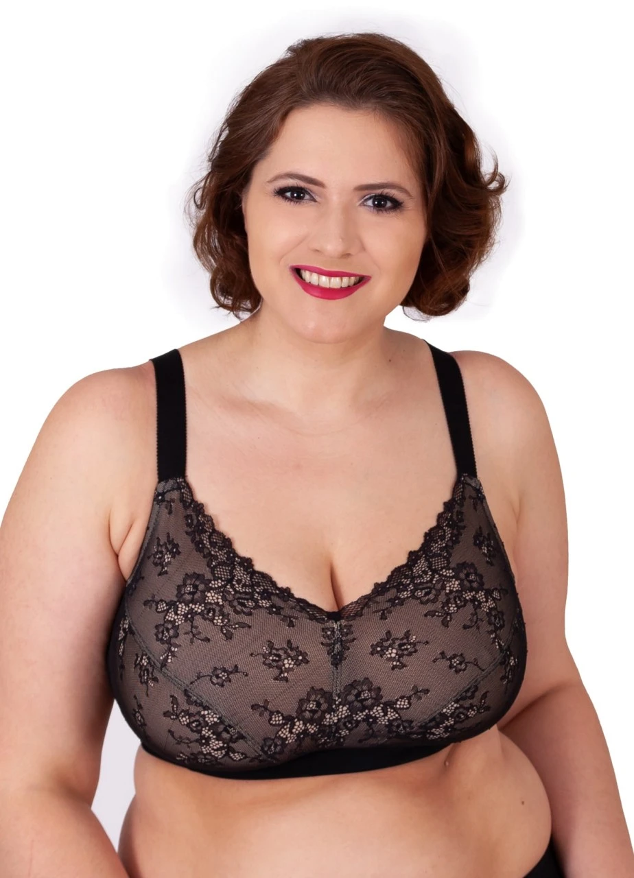 Soft-Cup-BH Ohne Bügel "Belle" | Schwarz 3 Soft-Cup-BH Ohne Bügel "Belle" | Schwarz