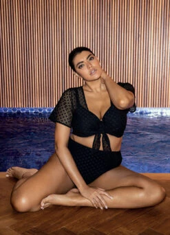 ELOMI Beach Top "Summer Nights" | Schwarz