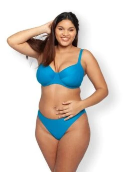 Bikinitop Mit Bügeln "Swim Support" | Türkis