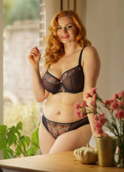 Bügel-BH Mit Halbschale "Tulip" | Navy